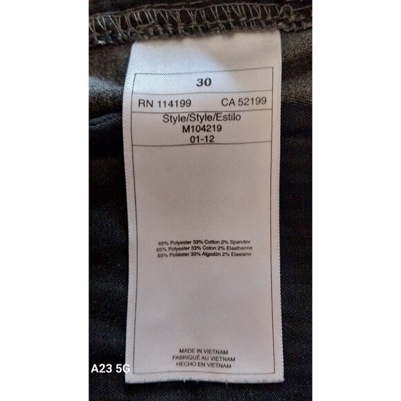 Quiksilver Mens Gray Casual Flat-Front Shorts Size 30 Polyester/Cotton Blend Mad - Picture 6 of 7